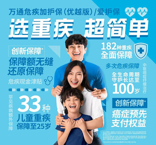 万通危疾加护保(优越版)爱护保